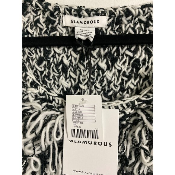 Glamorous|Urban Outfitters Shaggy Fringe Pullover Sweater Loopy Knit  M/L - Picture 3 of 10